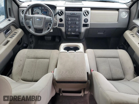2010 Ford F-150 XL with VIN 1FTFW1EV1AFA04835, listed as a Copart auction lot 60063625 with 160,280 mi miles and Salvage title. Bid and sale history available at DreamBid. Image 8.