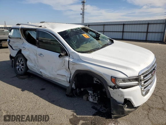 2020 GMC Acadia SLT with VIN 1GKKNML47LZ197835, listed as a Copart auction lot 75734594 with Not provided miles and Salvage title. Bid and sale history available at DreamBid. Image 4.