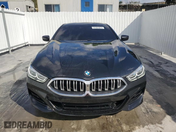 2025 BMW 8 Series 840i with VIN WBAAE4C04SCS91996, listed as a Copart auction lot 43319785 with 7,345 mi miles and Clean Title. Bid and sale history available at DreamBid. Image 5.