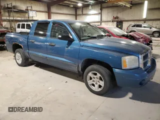 2005 Dodge Dakota SLT with VIN 1D7HE48N25S326038, listed as a Copart auction lot 83908454 with 155,447 mi miles and Salvage Title. Bid and sale history available at DreamBid. Image 4.