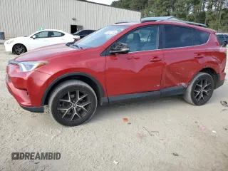 2017 Toyota RAV4 SE with VIN 2T3NFREV7HW384069, listed as a Copart auction lot 55321785 with 128,380 mi miles and Salvage title. Bid and sale history available at DreamBid. Image 1.
