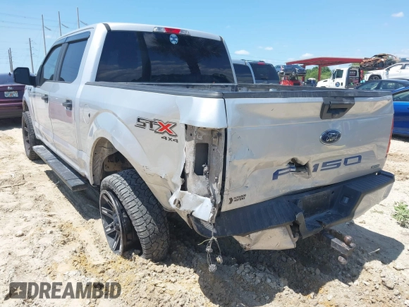 2019 Ford F-150 XL with VIN 1FTEW1EP6KKC59079, listed as a IAAI auction lot 42012514 with 181,963 mi miles. Bid and sale history available at carsss.com. Image 3.