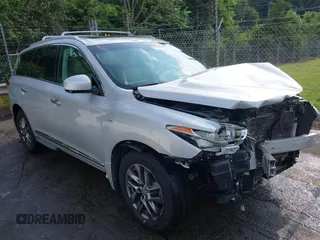 2015 Infiniti QX60 with VIN 5N1AL0MM8FC511242, listed as a IAAI auction lot 42577329 with 144,140 mi miles and . Bid and sale history available at DreamBid. Image 1.