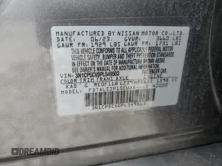 2023 Nissan Kicks SV with VIN 3N1CP5CV0PL549503, listed as a Copart auction lot 75671534 with 11,750 mi miles and Non Repairable. Bid and sale history available at DreamBid. Image 13.
