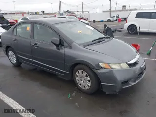 2009 Honda Civic Sdn DX-VP with VIN 2HGFA16339H344821, listed as a IAAI auction lot 41770935 with 1 mi miles. Bid and sale history available at carsss.com. Image 1.