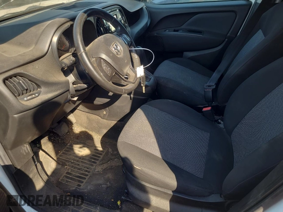 2017 Ram ProMaster City Cargo Tradesman with VIN ZFBERFAB2H6F18432, listed as a Copart auction lot 73711234 with 356,198 mi miles and Salvage Title. Bid and sale history available at carsss.com. Image 7.