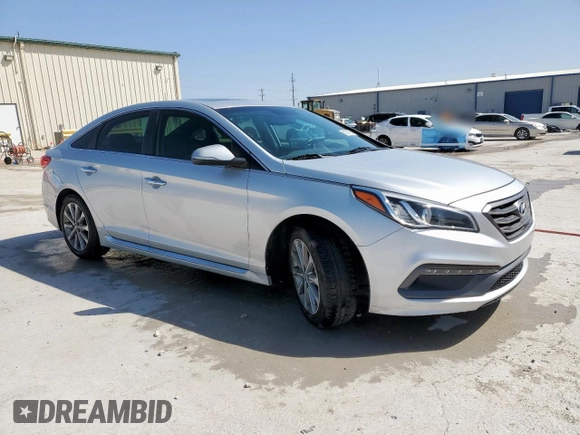 2016 Hyundai Sonata Sport with VIN 5NPE34AF2GH306587, listed as a Copart auction lot 50207365 with 94,373 mi miles and Clean Title. Bid and sale history available at DreamBid. Image 4.
