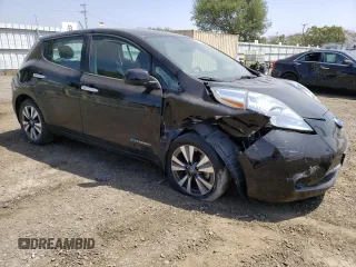 2017 Nissan LEAF SL with VIN 1N4BZ0CP2HC309170, listed as a Copart auction lot 49815053 with 35,422 mi miles. Bid and sale history available at carsss.com. Image 4.