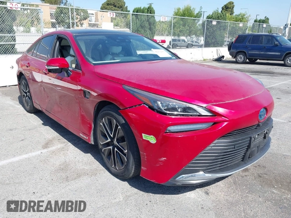 2022 Toyota Mirai XLE with VIN JTDAAAAA6NA004649, listed as a IAAI auction lot 42272950 with 24,687 mi miles and . Bid and sale history available at DreamBid. Image 1.