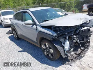 2024 Hyundai Kona SEL with VIN KM8HB3AB2RU171025, listed as a IAAI auction lot 42045900 with 22,002 mi miles. Bid and sale history available at carsss.com. Image 1.
