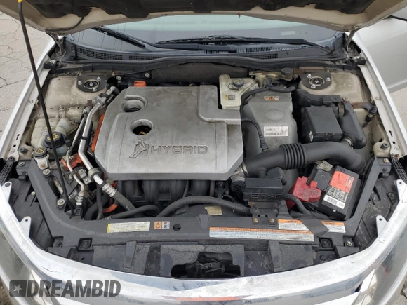 2010 Ford Fusion Hybrid with VIN 3FADP0L37AR379511, listed as a Copart auction lot 56175385 with 124,136 mi miles and Salvage title. Bid and sale history available at DreamBid. Image 11.