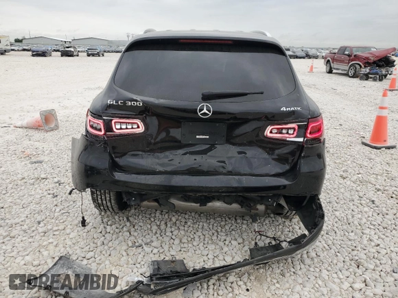2022 Mercedes-Benz GLC 300 z VIN W1N0G8EB8NG071779, wystawiony jako Copart lot #53069735 z przebiegiem 26 996 mil mil oraz Szkoda całkowita • Salvage title. Historia ofert i sprzedaży dostępna na DreamBid. Obrazek 6.