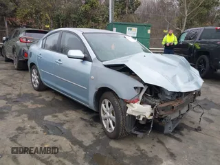 2008 Mazda 3 i Sport with VIN JM1BK32F981161314, listed as a IAAI auction lot 41509282 with 210,240 mi miles and . Bid and sale history available at DreamBid. Image 1.