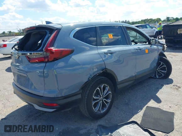 2022 Honda CR-V EX-L with VIN 7FARW1H88NE020614, listed as a IAAI auction lot 41910676 with Not Provided miles and . Bid and sale history available at carsss.com. Image 4.