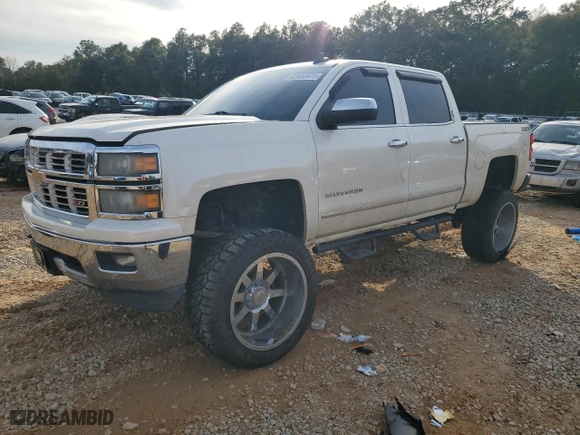 2015 Chevrolet Silverado 1500 LTZ with VIN 3GCUKSEC9FG234118, listed as a Copart auction lot 42432675 with 153,733 mi miles and Salvage Title. Bid and sale history available at carsss.com. Image 1.