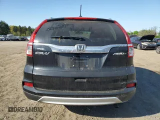 2015 Honda CR-V EX-L with VIN 2HKRM4H71FH625846, listed as a Copart auction lot 54674185 with 0 mi miles and Salvage Title. Bid and sale history available at carsss.com. Image 6.