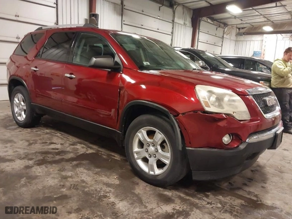 2011 GMC Acadia SLE with VIN 1GKKRPED5BJ313758, listed as a IAAI auction lot 41631792 with 167,955 mi miles. Bid and sale history available at carsss.com. Image 1.
