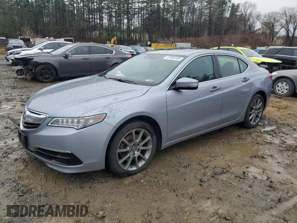 2015 Acura TLX V6 Tech with VIN 19UUB2F55FA015642, listed as a Copart auction lot 51804335 with 55,342 mi miles and Clean Title. Bid and sale history available at carsss.com. Image 1.
