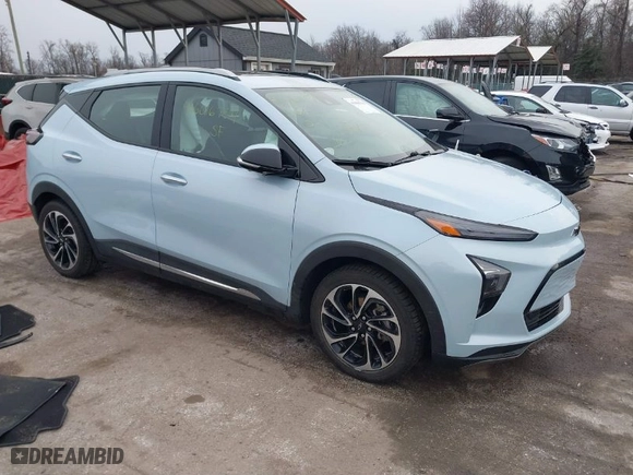 2023 Chevrolet Bolt EUV Premier with VIN 1G1FZ6S0XP4128094, listed as a IAAI auction lot 41606754 with 40,210 mi miles. Bid and sale history available at carsss.com. Image 1.