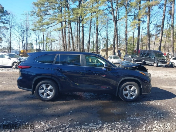 2023 Toyota Highlander L with VIN 5TDKDRBH2PS514850, listed as a IAAI auction lot 41620754 with 21,817 mi miles. Bid and sale history available at carsss.com. Image 13.