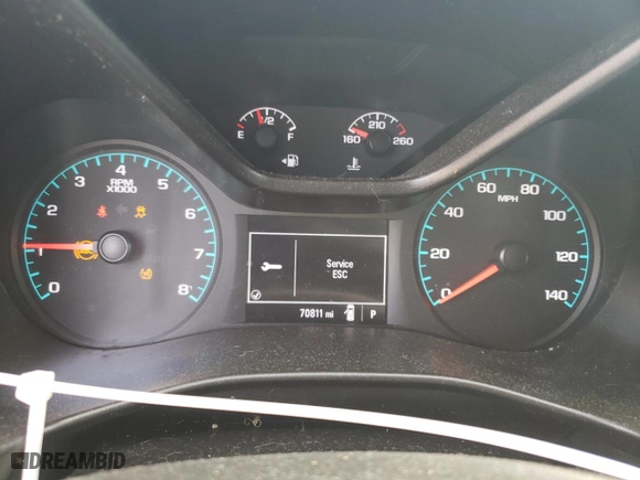2021 Chevrolet Colorado 2WD Work Truck with VIN 1GCGSBEN8M1214842, listed as a Copart auction lot 49068625 with 70,811 mi miles and Salvage Title. Bid and sale history available at carsss.com. Image 9.