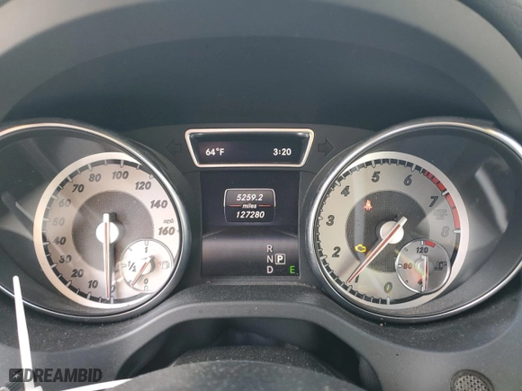 2014 Mercedes-Benz CLA-Class CLA 250 with VIN WDDSJ4EB1EN127119, listed as a Copart auction lot 45369175 with 127,280 mi miles and Salvage Title. Bid and sale history available at carsss.com. Image 9.