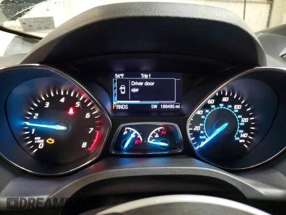2013 Ford Escape SE with VIN 1FMCU9G91DUD00263, listed as a Copart auction lot 53539085 with 189,495 mi miles and Salvage Title. Bid and sale history available at carsss.com. Image 9.