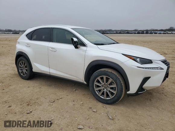 2020 Lexus NX 300 with VIN JTJAARBZ1L2176885, listed as a Copart auction lot 43062925 with 81,627 mi miles and Salvage title. Bid and sale history available at DreamBid. Image 4.