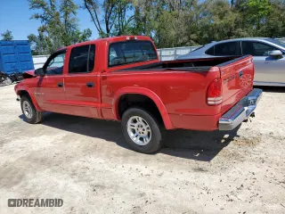 2002 Dodge Dakota SLT with VIN 1B7HL48N02S587177, listed as a Copart auction lot 48901935 with 207,550 mi miles and Salvage Title. Bid and sale history available at carsss.com. Image 2.