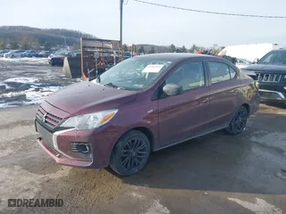 2022 Mitsubishi Mirage G4 ES with VIN ML32FUFJ5NHF02502, listed as a IAAI auction lot 41584949 with 79745 miles. Bid and sale history available at carsss.com. Image 17.
