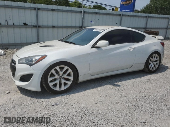 2013 Hyundai Genesis Coupe 2.0T with VIN KMHHT6KD9DU109502, listed as a Copart auction lot 65633444 with 98,387 mi miles and Salvage title. Bid and sale history available at DreamBid. Image 1.