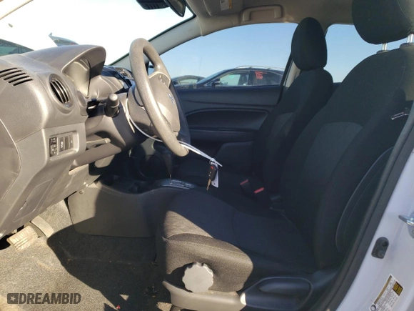 2023 Mitsubishi Mirage ES with VIN ML32AUHJ6PH001744, listed as a Copart auction lot 89212575 with 36,556 mi miles and Salvage Title. Bid and sale history available at carsss.com. Image 7.