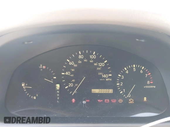 2000 Lexus RX 300 z VIN JT6HF10U8Y0117712, wystawiony jako IAAI lot #41993034 z przebiegiem 388 881 mil mil oraz . Historia ofert i sprzedaży dostępna na DreamBid. Obrazek 7.