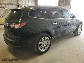 2015 Chevrolet Traverse LT with VIN 1GNKRGKD7FJ192261, listed as a Copart auction lot 52918025 with 123,854 mi miles and Salvage Title. Bid and sale history available at carsss.com. Image 3.