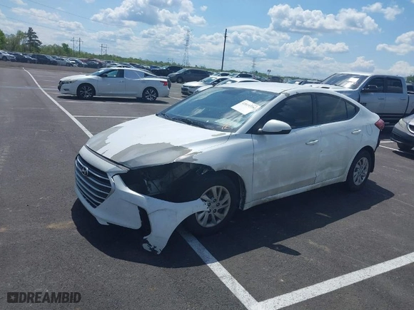 2017 Hyundai Elantra SE with VIN 5NPD74LF4HH209213, listed as a IAAI auction lot 42019358 with 175,095 mi miles. Bid and sale history available at carsss.com. Image 2.
