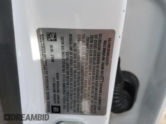 2016 GMC Sierra 3500HD Denali z VIN 1GT42YE84GF304755, wystawiony jako Copart lot #64882644 z przebiegiem 120 309 mil mil oraz Szkoda całkowita • Salvage title. Historia ofert i sprzedaży dostępna na DreamBid. Obrazek 12.