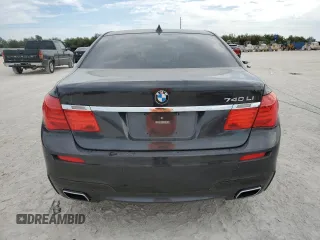 2011 BMW 7 Series 740Li with VIN WBAKB4C53BC574284, listed as a Copart auction lot 86628084 with 77,760 mi miles and Salvage title. Bid and sale history available at DreamBid. Image 6.