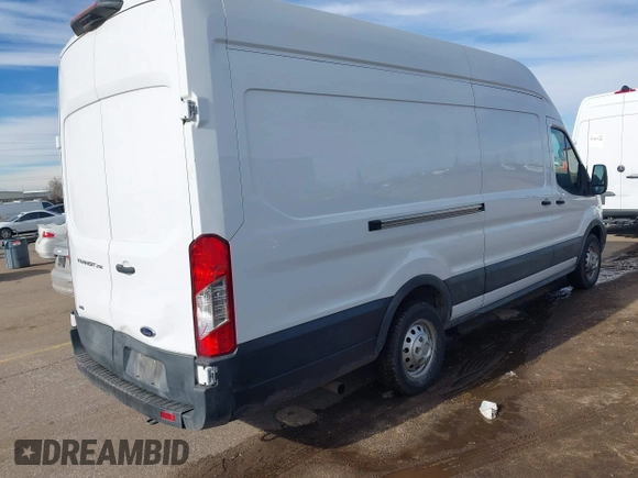 2023 Ford Transit Cargo with VIN 1FTBR3U80PKA41338, listed as a IAAI auction lot 41479619 with 62,136 mi miles and . Bid and sale history available at DreamBid. Image 4.