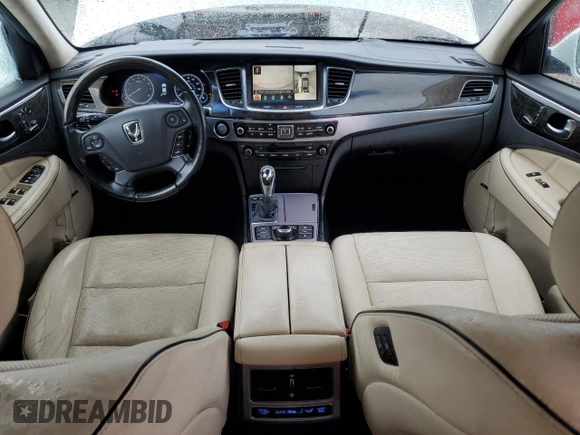 2014 Hyundai Equus Signature с VIN KMHGH4JH8EU079271, выставлен на аукционе Copart как лот 54319185 с пробегом 123 746 миль миль и Списание • Salvage title. История ставок и продаж доступна на DreamBid. Изображение 8.