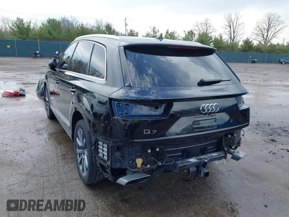 2019 Audi Q7 Premium Plus with VIN WA1LAAF79KD014229, listed as a IAAI auction lot 41883486 with 77,574 mi miles and . Bid and sale history available at DreamBid. Image 3.