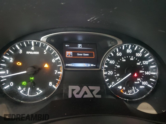 2016 Nissan Altima SR z VIN 1N4AL3AP7GC199555, wystawiony jako Copart lot #57250315 z przebiegiem 210 826 mil mil oraz Szkoda całkowita • Salvage title. Historia ofert i sprzedaży dostępna na DreamBid. Obrazek 9.