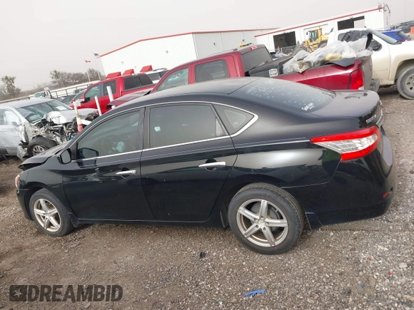 2013 Nissan Sentra SV with VIN 1N4AB7AP9DN906696, listed as a IAAI auction lot 41668608 with 72,207 mi miles. Bid and sale history available at carsss.com. Image 14.