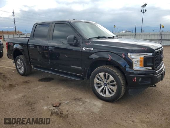 2018 Ford F-150 XL with VIN 1FTEW1E51JKE90789, listed as a Copart auction lot 51926975 with 83,707 mi miles and Salvage Title. Bid and sale history available at DreamBid. Image 4.