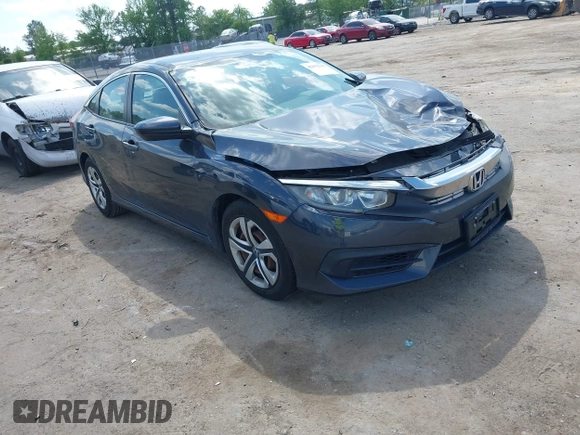 2018 Honda Civic LX with VIN 2HGFC2F53JH560402, listed as a IAAI auction lot 42152391 with 75,384 mi miles and . Bid and sale history available at DreamBid. Image 1.