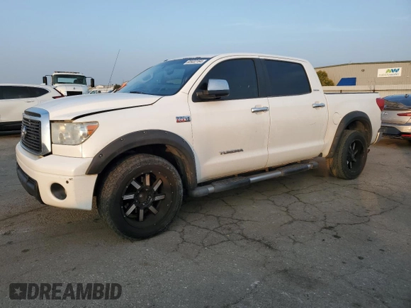 2013 Toyota Tundra Limited with VIN 5TFFY5F10DX146184, listed as a Copart auction lot 83433164 with 156,559 mi miles and Salvage title. Bid and sale history available at DreamBid. Image 1.