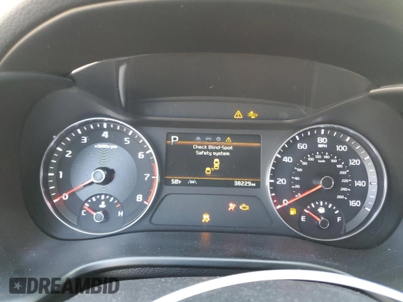 2022 Kia Forte LXS with VIN 3KPF24AD9NE436423, listed as a Copart auction lot 47824565 with 38,229 mi miles and Salvage Title. Bid and sale history available at carsss.com. Image 9.