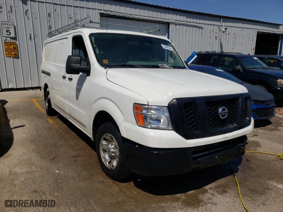 2016 Nissan NV S with VIN 1N6BF0KM2GN810649, listed as a Copart auction lot 53450534 with 0 mi miles and Salvage Title. Bid and sale history available at carsss.com. Image 4.