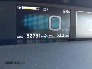 2018 Toyota Prius Two with VIN JTDKARFU2J3056932, listed as a IAAI auction lot 41637372 with 52,731 mi miles. Bid and sale history available at carsss.com. Image 15.