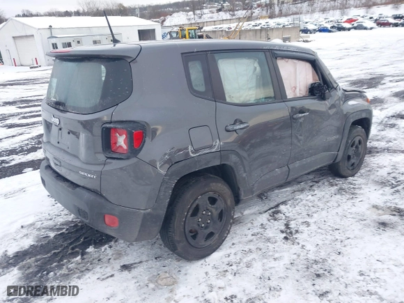 2018 Jeep Renegade Upland Edition with VIN ZACCJBABXJPJ39437, listed as a IAAI auction lot 41259927 with 139,677 mi miles. Bid and sale history available at carsss.com. Image 4.