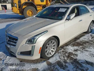 2014 Cadillac CTS Luxury RWD with VIN 1G6AR5SXXE0141931, listed as a IAAI auction lot 41352385 with 162,612 mi miles. Bid and sale history available at carsss.com. Image 2.